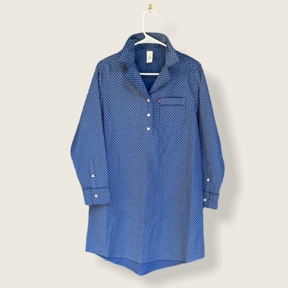 Levi’s Polka Dot Woven Sleep Shirt | NWOT - Picture 9 of 9